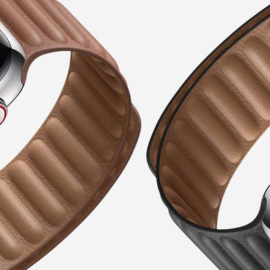 Ремінець Leather Link для Apple Watch 38/40/41 mm Saddle Brown купити