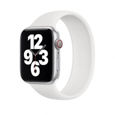 Ремешок Solo Loop для Apple Watch 42mm | 44mm | 45mm | 46mm | 49mm White размер M - ash-mobile.com.ua - фото 1