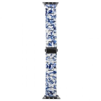 Ремешок Resin Band для Аpple Watch 38/40/41 mm White/Blue купить