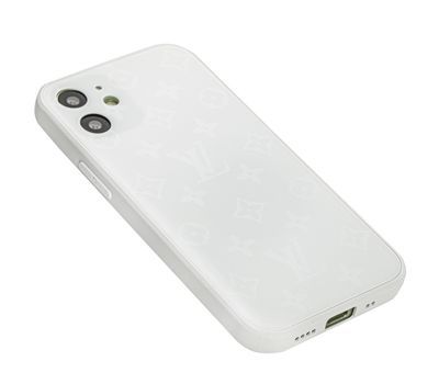 Чохол Glass ЛВ для iPhone 12 White - ash-mobile.com.ua - фото 2