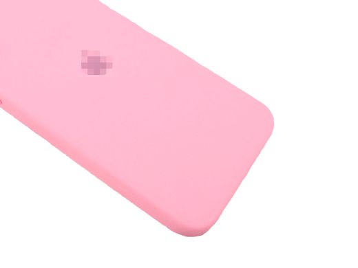 Чохол Silicone Case FULL+Camera Square для iPhone XS MAX Light pink купити