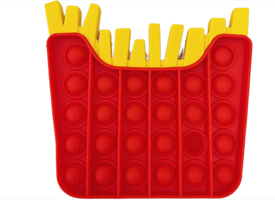 Pop-It іграшка Fries big (Картопля фрі велика) Yellow/Red купити