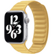 Ремінець Leather Link для Apple Watch 38/40/41 mm Yellow купити