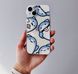 Чохол прозорий Print Shark для iPhone 13 Shark Cocktail