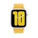 Шкіряний Ремінець Leather Loop Band для Apple Watch 42/44/45/49 mm Yellow