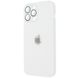 Чохол AG-Glass Matte Case для iPhone 15 Pearly White