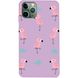 Чохол Wave Print Case для iPhone 7 | 8 | SE 2 | SE 3 Purple Flamingo купити