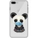 Чохол прозорий Print Animals для iPhone 7 Plus | 8 Plus Panda