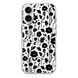 Чехол прозрачный Print Flower with MagSafe для iPhone 16 Floral Black - ash-mobile.com.ua - фото 1