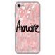 Чехол прозрачный Print Amore для iPhone 16e | 17e Pink
