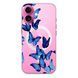Чехол прозрачный Print Butterfly with MagSafe для iPhone 17 Air Butterfly Blue