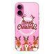 Чохол прозорий Print NEW YEAR with MagSafe для iPhone 17 Three deer