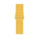 Шкіряний Ремінець Leather Loop Band для Apple Watch 42/44/45/49 mm Yellow