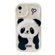 Чохол 3D Panda Case для iPhone XR Biege