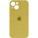 Чохол Silicone Case Full + Camera для iPhone 13 Yellow Mellow
