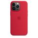 Чохол Silicone Case Full OEM+MagSafe для iPhone 13 PRO (PRODUCT) Red