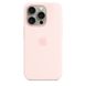 Чохол Silicone Case Full OEM+MagSafe для iPhone 15 PRO MAX Light Pink