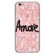 Чехол прозрачный Print Amore для iPhone 6 Plus | 6s Plus Pink купить