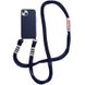 Чохол TPU two straps California Case для iPhone 13 PRO Midnight Blue
