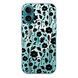 Чехол прозрачный Print Flower with MagSafe для iPhone 16 Floral Black