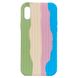 Чохол Braided Rainbow Case Full для iPhone XR Green/Blue купити