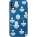 Чехол WAVE Fancy Case для iPhone XS MAX Penguin Ice Blue купить