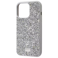 Чехол Bling World Grainy Diamonds для iPhone 15 PRO Silver