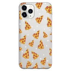 Чохол прозорий Print FOOD для iPhone 15 PRO Pizza