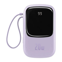 Портативна Батарея Baseus Q Pow Digital Display 20W 20000mAh Purple купити