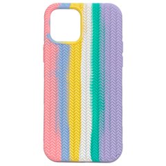 Чохол Braided Rainbow Case Full для iPhone 11 Pink/Glycine купити