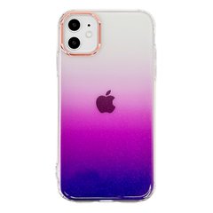 Чохол Gradient glitter для iPhone 14 Plus Purple