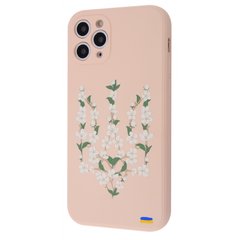 Чехол WAVE Ukraine Edition Case для iPhone 11 PRO Flower trident Pink Sand купить