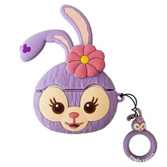 Чохол для AirPods PRO 3D Flower Pink Stella Rabbit Purple купити