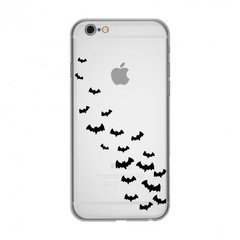 Чохол прозорий Print Halloween для iPhone 6 | 6s Flittermouse купити