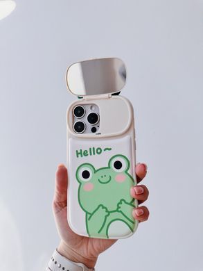 Чехол с закрытой камерой для iPhone 13 PRO Frog Green - ash-mobile.com.ua - фото 3