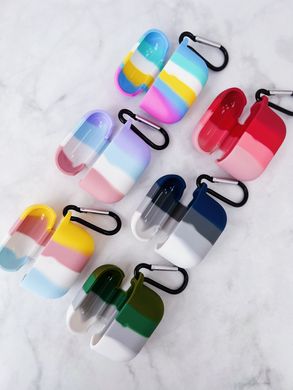 Чехол Rainbow Silicone Case для AirPods 3 Marine green/Yellow - ash-mobile.com.ua - фото 5