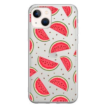Чохол прозорий Print SUMMER для iPhone 13 Watermelon - ash-mobile.com.ua - фото 1