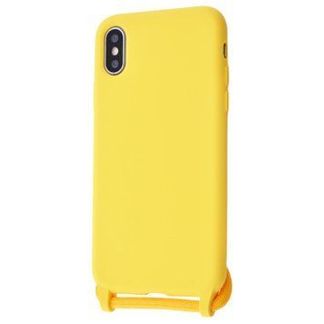 Чохол WAVE Lanyard Case для iPhone XS MAX Yellow - ash-mobile.com.ua - фото 1