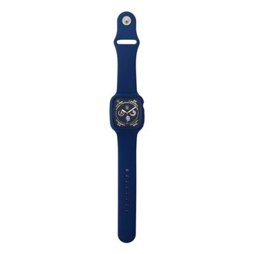 Ремінець Silicone Full Band для Apple Watch 38 mm Blue Cobalt - ash-mobile.com.ua - фото 1