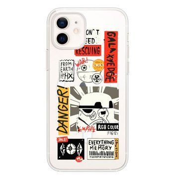 Чохол прозорий Print STARWARS with MagSafe для iPhone 12 MINI Stormtrooper - ash-mobile.com.ua - фото 1