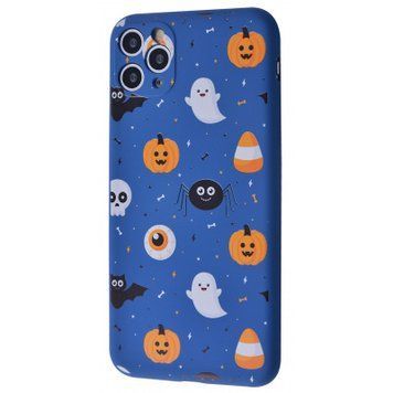 Чохол WAVE Fancy Case для iPhone 11 PRO Ghosts and Pumpkin Blue - ash-mobile.com.ua - фото 1