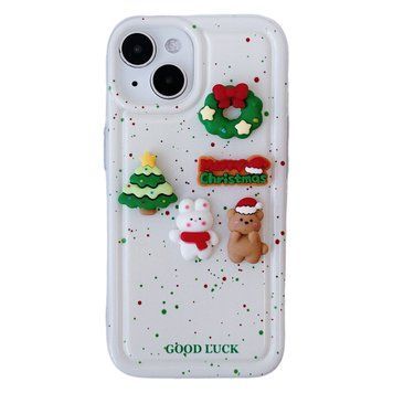 Чохол Good Christmas Case для iPhone 15 Bear/Rabbit - ash-mobile.com.ua - фото 1