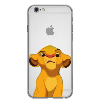 Чохол прозорий Print Lion King для iPhone 6 | 6s Simba Evil купити