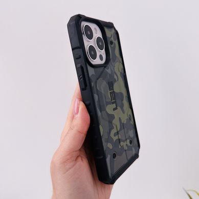 Чохол UAG Pathfinder Сamouflage with MagSafe для iPhone 12 PRO MAX Green/Orange купити