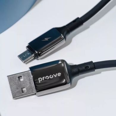 Кабель Proove Flex Metal USB to Micro USB 2.4A (1m) White - ash-mobile.com.ua - фото 3