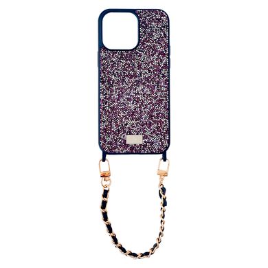 Чохол Bling World Grainy Diamonds з ремінцем для iPhone 11 PRO MAX Purple/Silver - ash-mobile.com.ua - фото 1