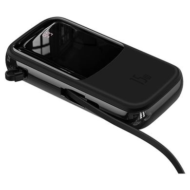 Портативна Батарея Baseus Qpow Digital Display 15W 20000mAh with IP Cable Black - ash-mobile.com.ua - фото 5