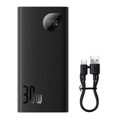 Портативна Батарея Baseus Adaman2 Digital Display Fast Charge 30W 10000mAh Black - ash-mobile.com.ua - фото 5