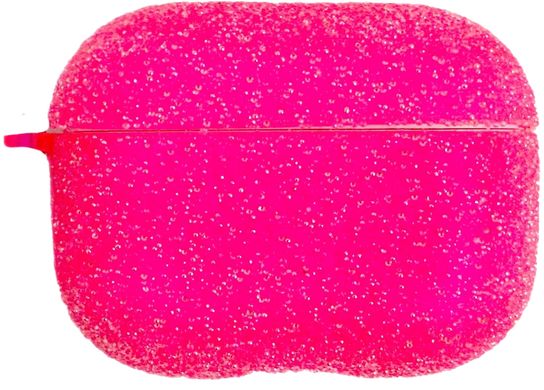 Чехол Crystal Color для AirPods PRO Electric Pink