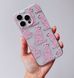 Чехол прозрачный Print Meow для iPhone 16e | 17e Leopard Pink